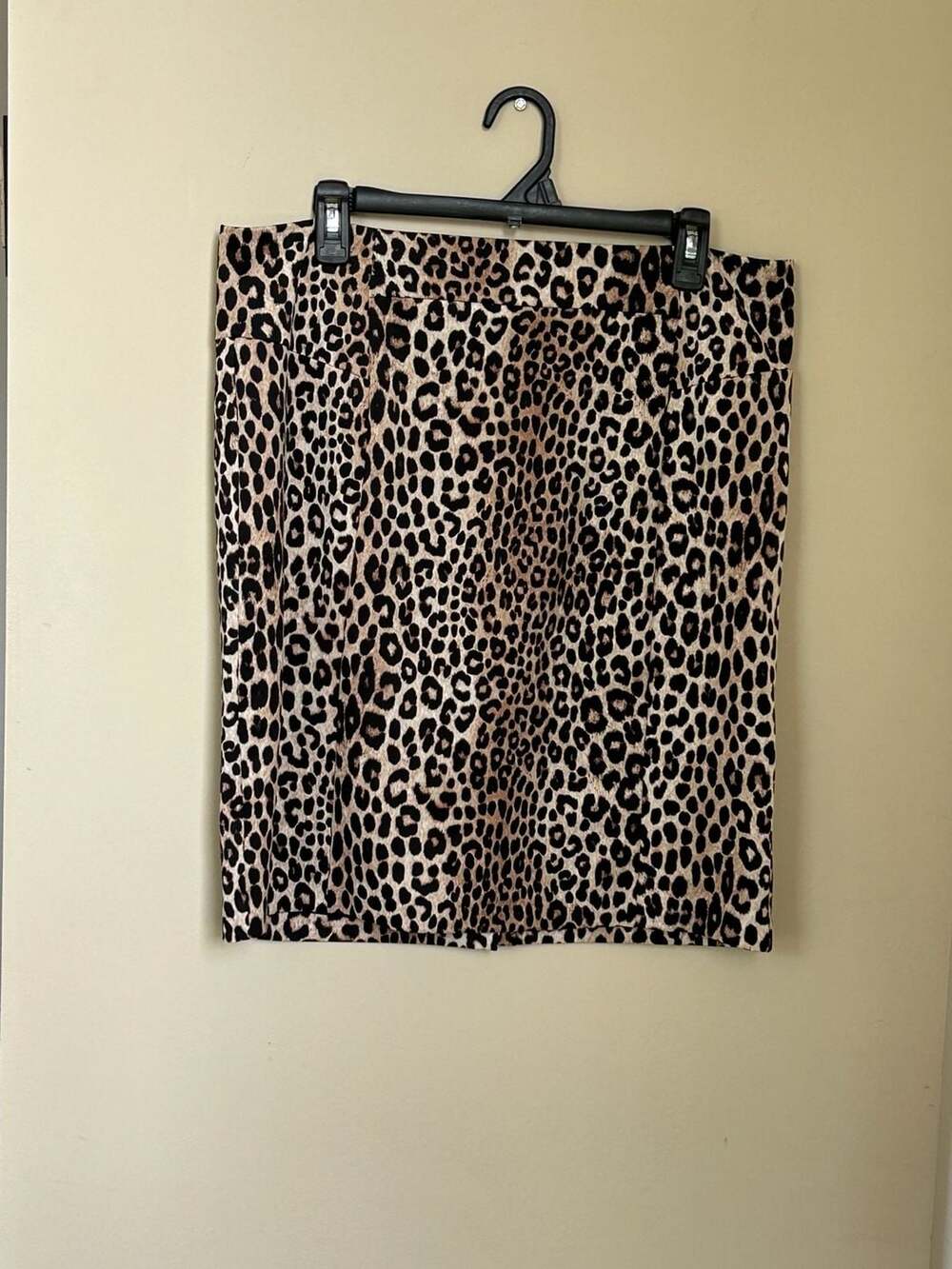 Michael Michael Kors Leopard Print Pencil Skirt Size L